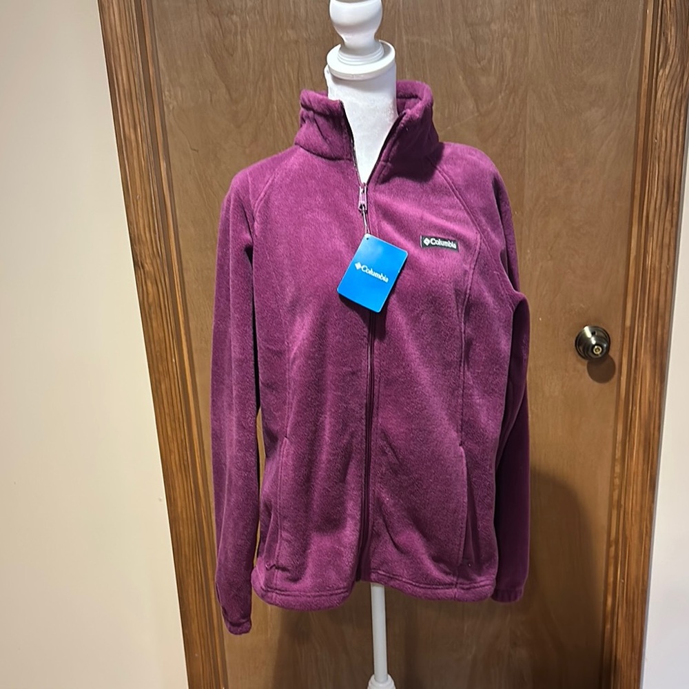 Columbia Magenta Fleece Jacket